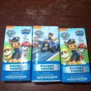 Nickelodeon Paw Patrol Pocket Tissues 10 Pc 3 Ply 3 Packages