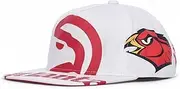 Mitchell & Ness NBA in Your Face Deadstock Cap Atlanta Hawks Snapback White, White, One Size