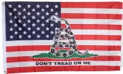 3x5 USA Flag Gadsden Dont Tread On Me Flag American Premium Banner FAST USA SHIP
