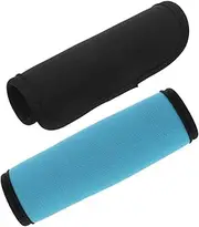 SAFIGLE 2pcs Luggage Handle Cover Suitcase Protector Elastic Tags Travel Multifunctional Protectors Beige Replacement Handles Carry- Small Grip Bag Suitcases Covers Blue Accessory Neoprene