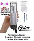 Oster GOLDEN A5 HEAVY DUTY 1 Speed CLIPPER KIT&10,50 blade DOG CAT VET Grooming