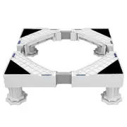 Washing Machine Stand, Washing Machine Dryer Fridge Pedestal, Adjustable Length,Load 300Kg Anti Vibration Anti Noise picture color