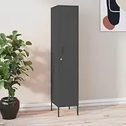 Locker Cabinet Anthracite 35x46x180 cm Steel Storage Furniture