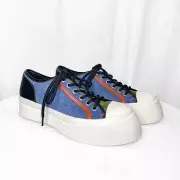 NIB Mutma Panos Sneakers • Size 38 • New In Box • Blue Corduroy