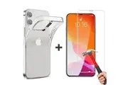 Apple iPhone 12 Mini Clear Case Cover and Tempered Glass Screen Protector Guard