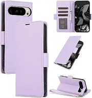 for Google Pixel 7 Pro Wallet Case,for Pixel 7 Pro 5G Case[6.7 inch] PU Leather Flip Folio Cover with Card Holders Stand Feature Magnetic Clourse Protective Cover-Purple