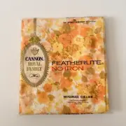 Vtg CANNON Royal Family FEATHERLITE Set Of 2 Pillowcases Floral NEW NOS 70's