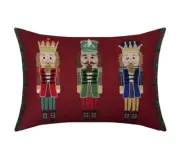 St. Nicholas Square® Red Nutcracker Pillow 28”