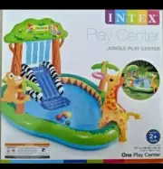 Outdoor Intex jungle Kid Swimming pool + Sprayer 85”x74”x49” NEW