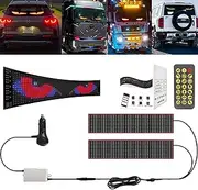 Lightride Devil Eyes, Dynamic Big Eye Lights for Car, LED Dynamic Colorful Vehicle Eye Lamp for Windshield with App Control and Remote Controller (Dual Screen 70CM)