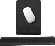Aelfox Keyboard+MousePad Rests Combo, Keyboard+mousepad Black