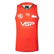 South Sydney Rabbitohs 2025 Red Training Singlet Sizes XS - 7XL NRL Classic