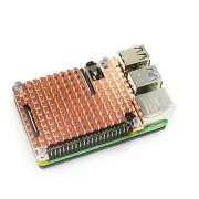 Thin Copper Heatsink Protective Passive Cooling Case Set For Raspberry Pi 4B a