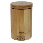 NOW Solutions Ultrasonic Real Bamboo Essential Oil Diffuse EASY TO CLEAN, Quiet