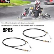 2-PCS Shifter Cable 2-11082 For Chuck Wagon Trail Wagon Land Master LM400 LM650