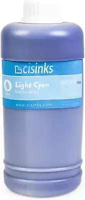 ® Eco-Solvent Ink Light Cyan Bottle for Roland Mimaki Mutoh Printers (1000 Ml/1