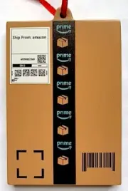 Amazon Box Package Christmas Tree Ornament Always Buying Internet Holiday Gift