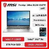 在飛比找遠傳friDay購物精選優惠-msi 微星 Prestige 14Evo B12M 434