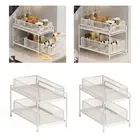 Pull Out Cabinet Organizer Decorative Spice Rack Bathroom Storage Organizer