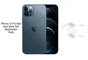 Apple iPhone 12 Pro Max Physical Dual Sim Modification A2412 Two Nano SIM card