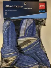 STX Shadow Arm Guard Blue / Silver Pad Large L NEW