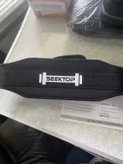 Seektop Weight Lifting Belt Quick Locking Back Support for Powerlifting, 4" Sz L