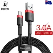 Baseus Quick Charge QC 3.0A Type C Cable Fit Samsung Galaxy S9 S8 Plus Note 8 9