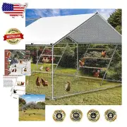 Spacious Chicken Roost Perch Essentials for All Breeds - 2 Pcs, Rust Resistant