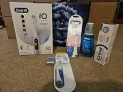 Oral-B IO Series 6 Electric Toothbrush Gray Opal Two Io Heads Gift Set