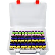 Flash Drive Case USB Memory Stick SD Card Storage Organizer- Holds 104pcs Thu...