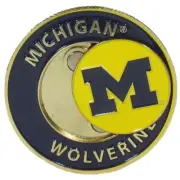 Michigan Wolverines 1.75" Diameter Team Logo Coin Golf Ball Marker NCAA Licensed