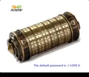Leonardo Da Vinci Code Lock Toys Metal Cryptex Locks for Wedding Gifts Valentine