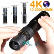 4K 10-300X40Mm Super Telephoto Zoom Monocular Telescope for Bird Watching Huntin