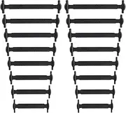 [GTVGJH] No Tie Shoe Laces Stretchy Silicone Elastic Lazy Shoelaces Rubber Flat Shoe Ties One Size Fits All Kids Adults