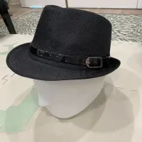 在飛比找蝦皮購物優惠-［二手］黑色紳士帽 演出帽子 攝影造型