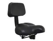 Beach Cruisers Bicycle Bike Seat Saddle with Back Rest 350 Black