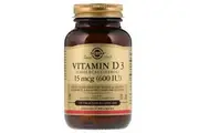 Solgar, Vitamin D3 (Cholecalciferol), 15 mcg (600 IU), 120 Vegetable Capsules