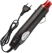 Mini Heat Gun Electric 300 W Mini Shrink Heat Tool Embossing Powder Set Heat Gun Temperature Heat Gun Application DIY for Drying Paint, Rubber Stamp, Heating Small Clay Works