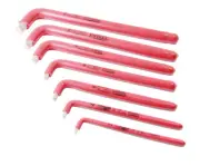 Insulated Electrician VDE L Type Extra Long Arm Hex Allen Key Wrench:3-22mm