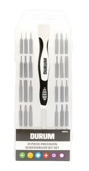 Durum DB924 - Precision Bit Set 31 Piece with Screwdriver