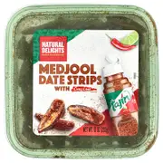 Natural Delights, Medjool Date Strips With Tajin® Chili Lime, 10 oz (283 g)