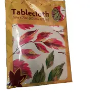 Fall Tablecloth Rectangle 52 x 70 Inch Fall Leaves