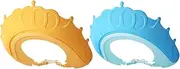 UPKOCH 2Pcs Shampoo Cap Adjustable Ear Protector Visor for Bathing Comfortable Shower Hat to Keep Water Eyes and Ears Bright Colors for Enjoyment