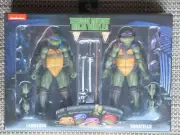 NECA TMNT Leonardo and Donatello action figure 2-pack Movie series MIB
