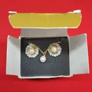 Avon Convertible Pearlesque Pierced Earrings 2000