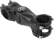ibasenice Mountain Bike Stem Light Straight Mountain Handlebar Mountain Stem Risers Extended Ergonomic Bike Handlebar Stem Bike Riser Handlebar Bike Handlebar Riser Black Aluminum Alloy