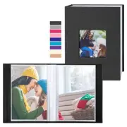 Photo Album 4x6 100 Pockets 2 Packs, Small Mini Capacity Linen Photo Album Bu...