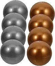 Zerodeko Enhance Your Gumball Machine 8pcs Round Empty Capsules Sturdy Material for Diy Vending Machines