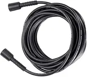 Rubber High Pressure Car Wash Pipe 10m Length 22mm-14/15 Female End Non-kinking for Washing Machines Pressure Washers Water Heaters