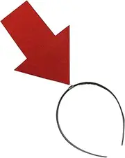 [Generic] Costume Headwear - Funny Miss Hairband,Elastic Novelty Hair Accessories, Game Headpiece for Photo Booth Props Party Supplies